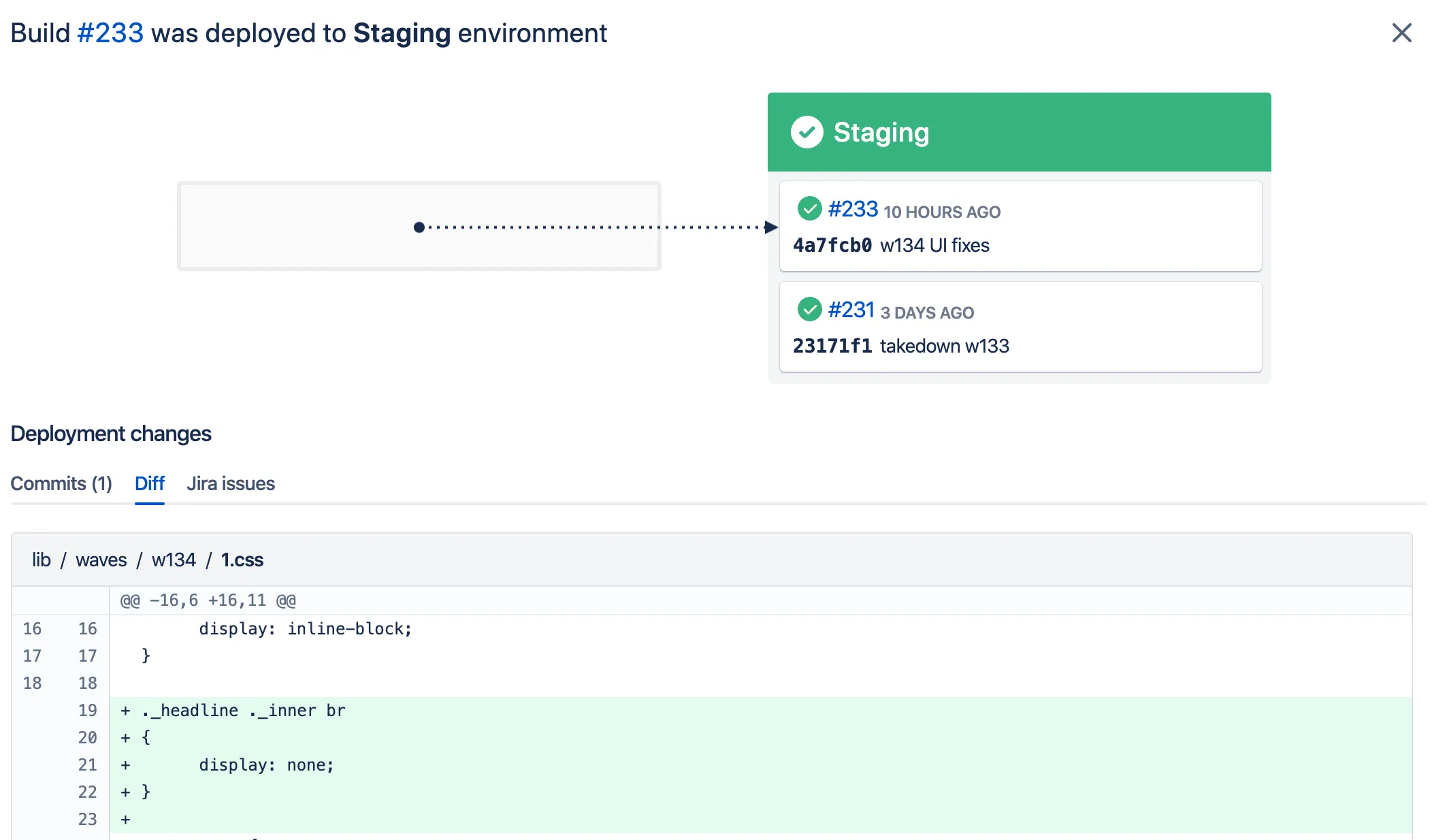 See exactly which code is running in your environments